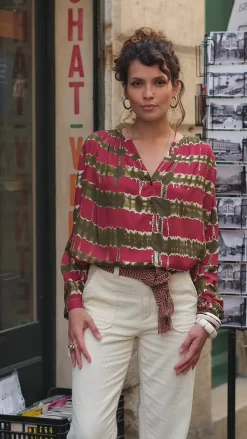 Blouses & Chemisiers|LA PETITE ÉTOILE Blouse Amabel Tie&Die