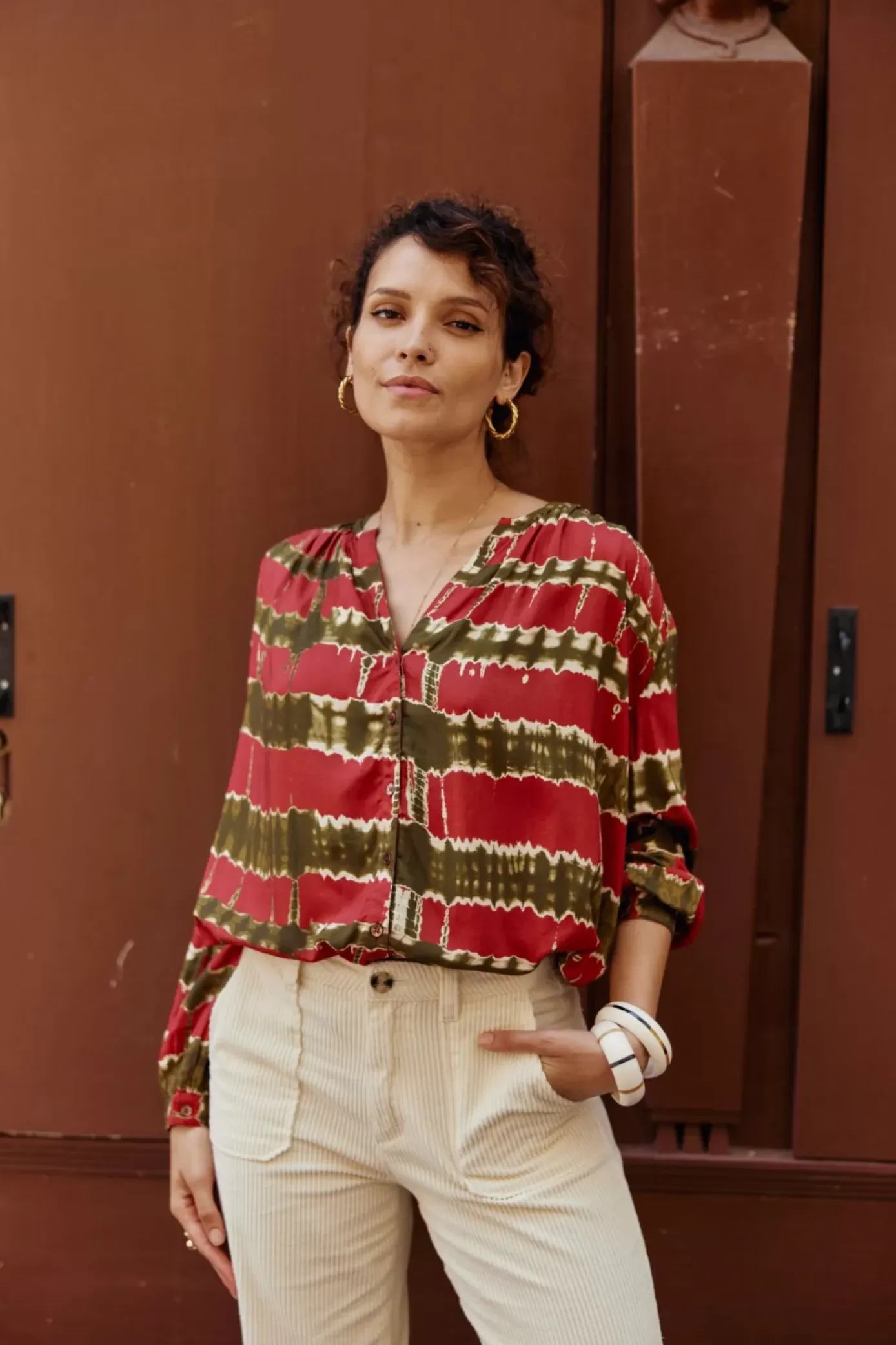 Blouses & Chemisiers|LA PETITE ÉTOILE Blouse Amabel Tie&Die
