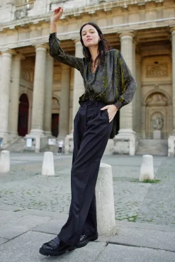 Blouses & Chemisiers|LA PETITE ÉTOILE Blouse Arso Python
