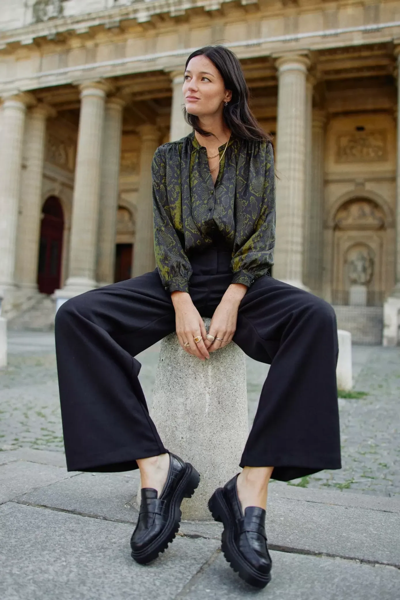 Blouses & Chemisiers|LA PETITE ÉTOILE Blouse Arso Python