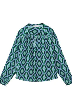 Blouses & Chemisiers|LA PETITE ÉTOILE Blouse Aveline Geo