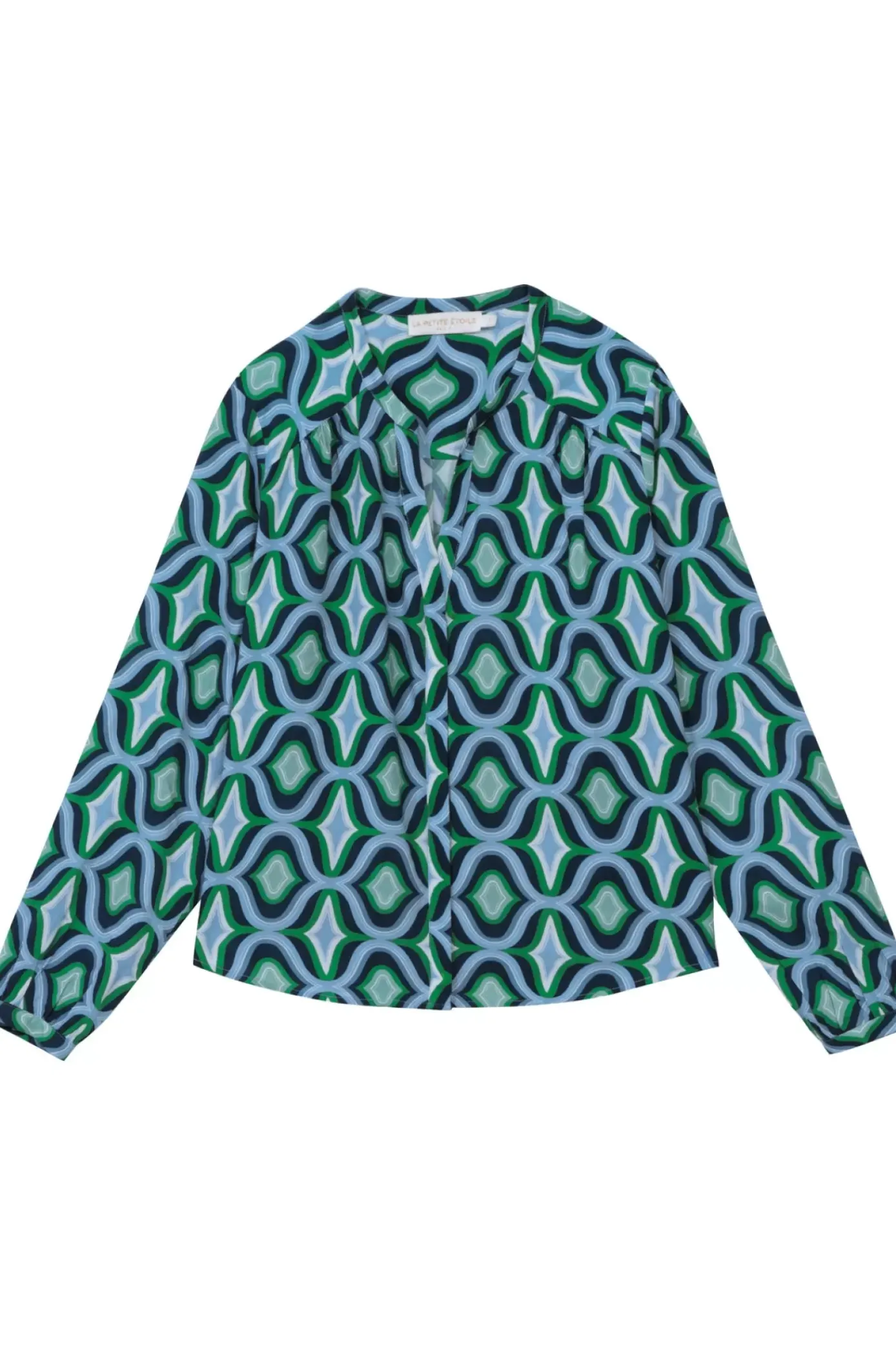 Blouses & Chemisiers|LA PETITE ÉTOILE Blouse Aveline Geo