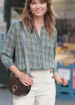 Blouses & Chemisiers|LA PETITE ÉTOILE Blouse Azura Carreaux
