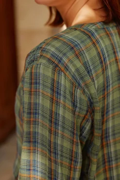 Blouses & Chemisiers|LA PETITE ÉTOILE Blouse Azura Carreaux