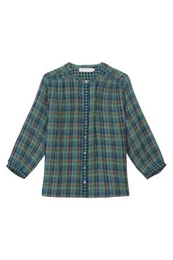 Blouses & Chemisiers|LA PETITE ÉTOILE Blouse Azura Carreaux