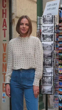 Blouses & Chemisiers|LA PETITE ÉTOILE Blouse Cosette Beige Naturel