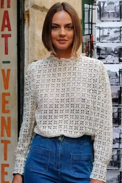 Blouses & Chemisiers|LA PETITE ÉTOILE Blouse Cosette Beige Naturel
