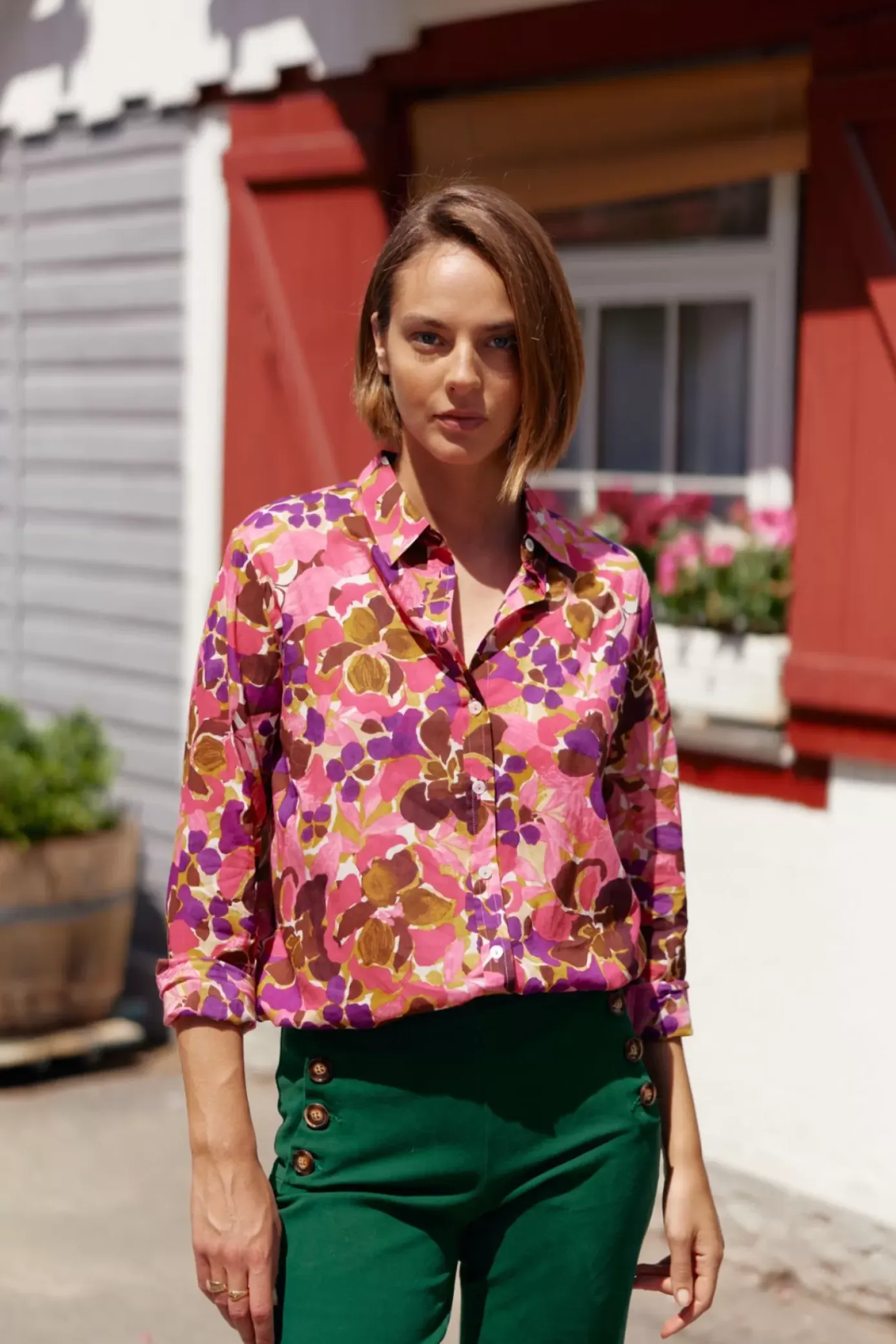 Blouses & Chemisiers|LA PETITE ÉTOILE Blouse Isla Rose
