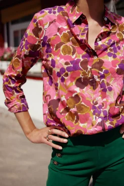 Blouses & Chemisiers|LA PETITE ÉTOILE Blouse Isla Rose
