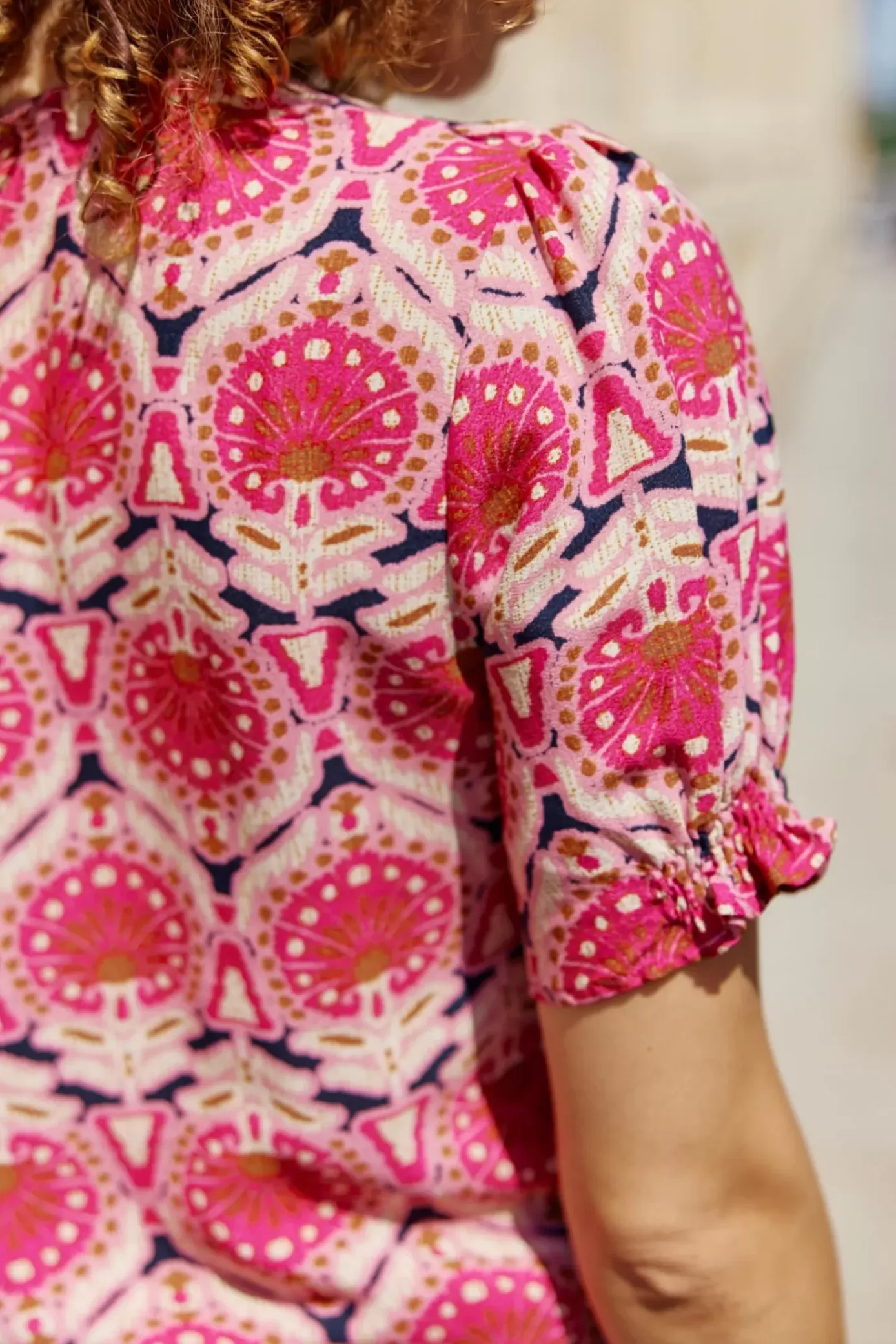 Blouses & Chemisiers|LA PETITE ÉTOILE Blouse Katarina Aztek
