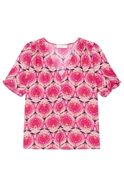 Blouses & Chemisiers|LA PETITE ÉTOILE Blouse Katarina Aztek