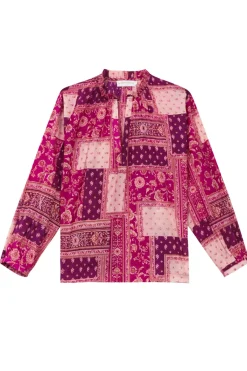 Blouses & Chemisiers|LA PETITE ÉTOILE Blouse Kiana Patchwork