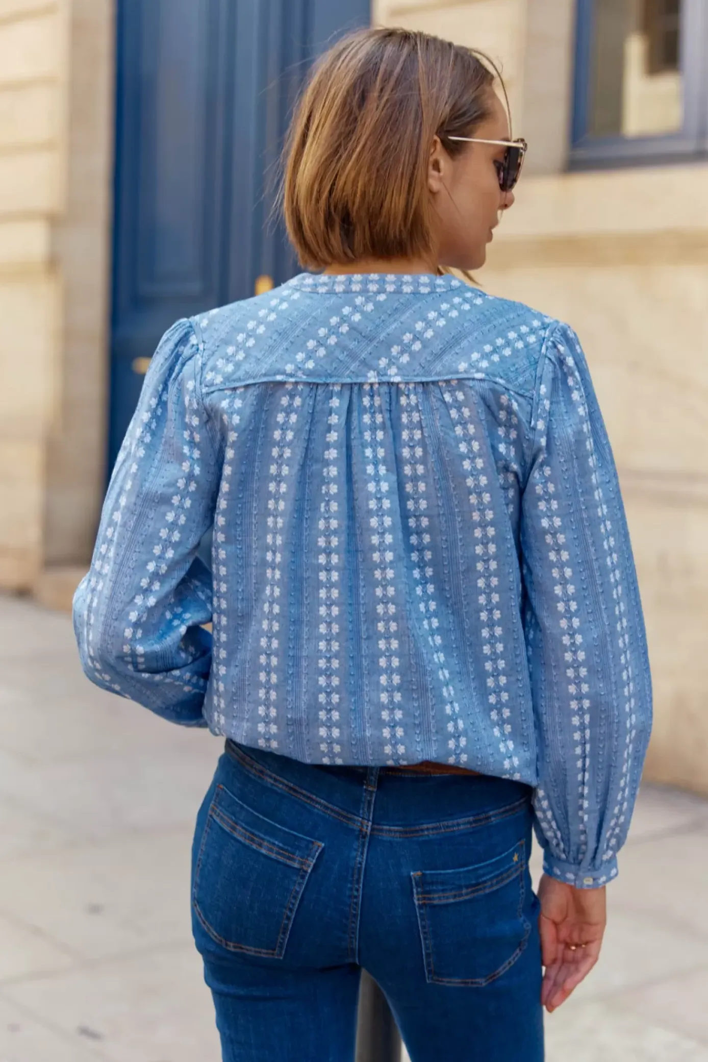 Blouses & Chemisiers|LA PETITE ÉTOILE Blouse Kiera Bleu