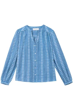 Blouses & Chemisiers|LA PETITE ÉTOILE Blouse Kiera Bleu