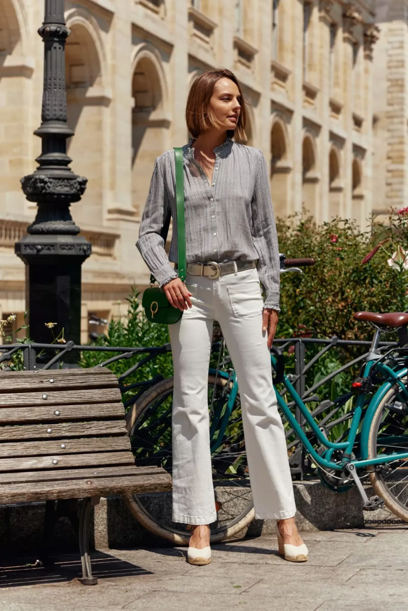 Blouses & Chemisiers|LA PETITE ÉTOILE Blouse Marlowe Raye Bleu