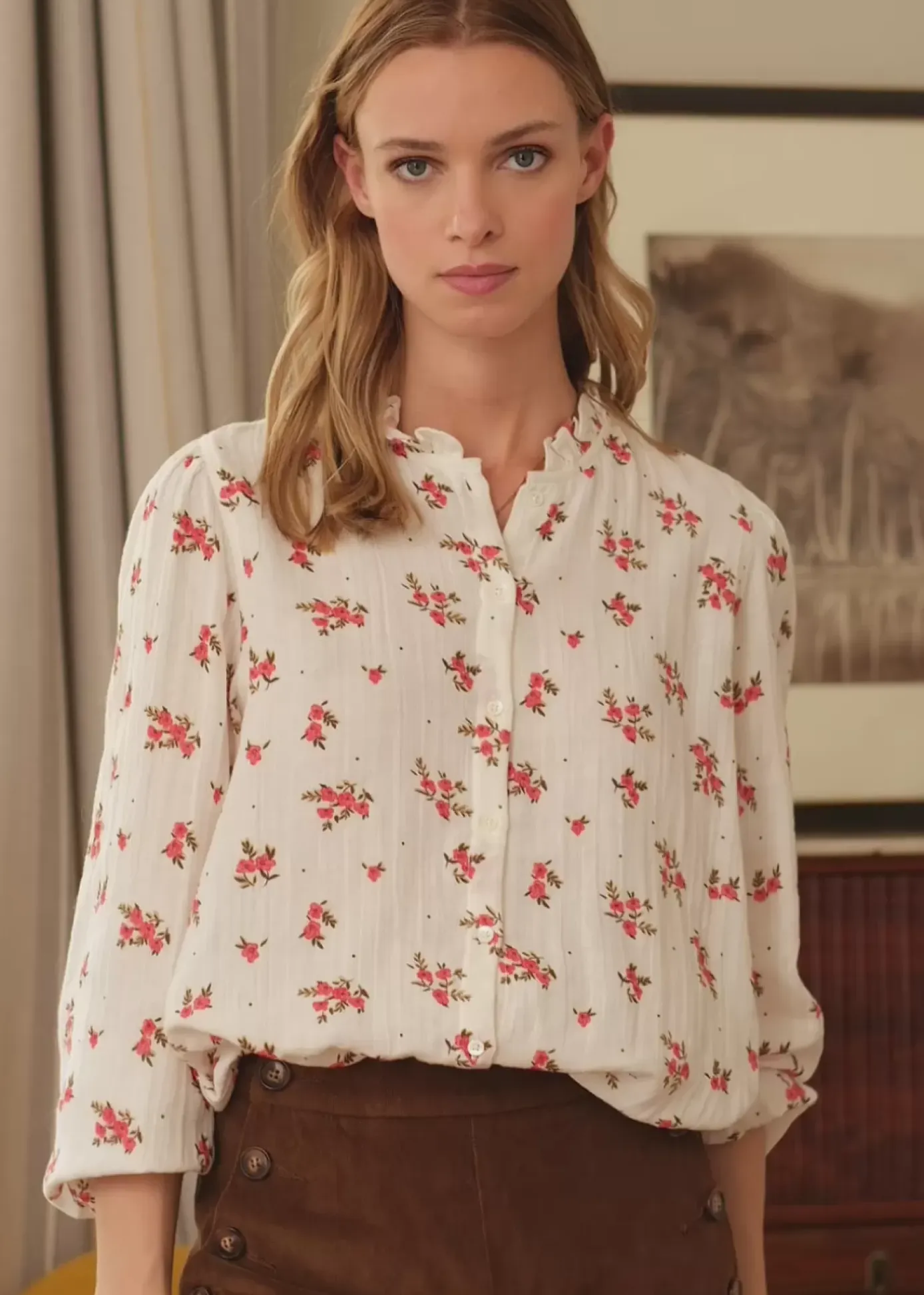Blouses & Chemisiers|LA PETITE ÉTOILE Blouse Olympa Ecru