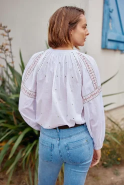 Blouses & Chemisiers|LA PETITE ÉTOILE Blouse Sloane Ecru