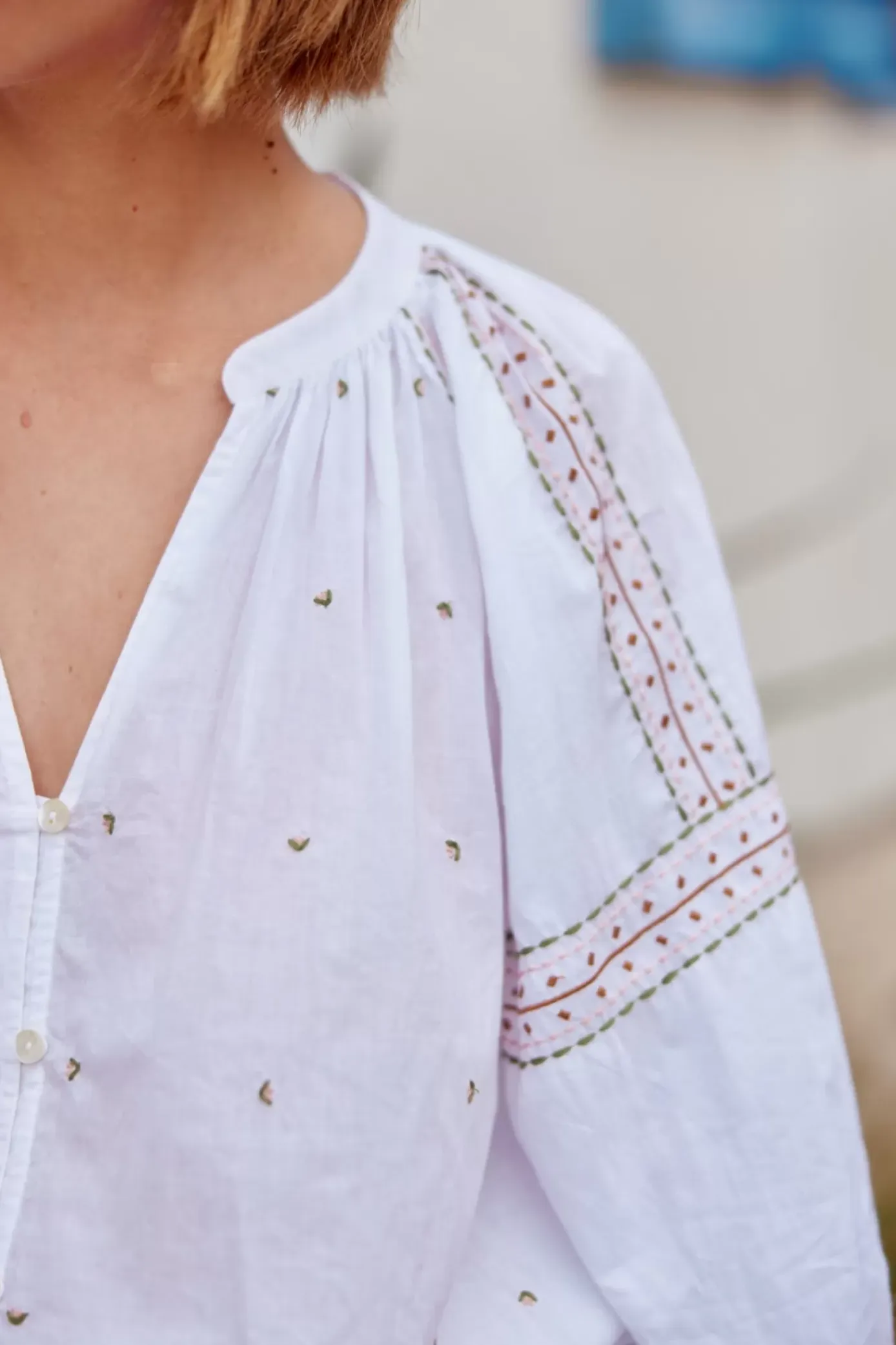 Blouses & Chemisiers|LA PETITE ÉTOILE Blouse Sloane Ecru