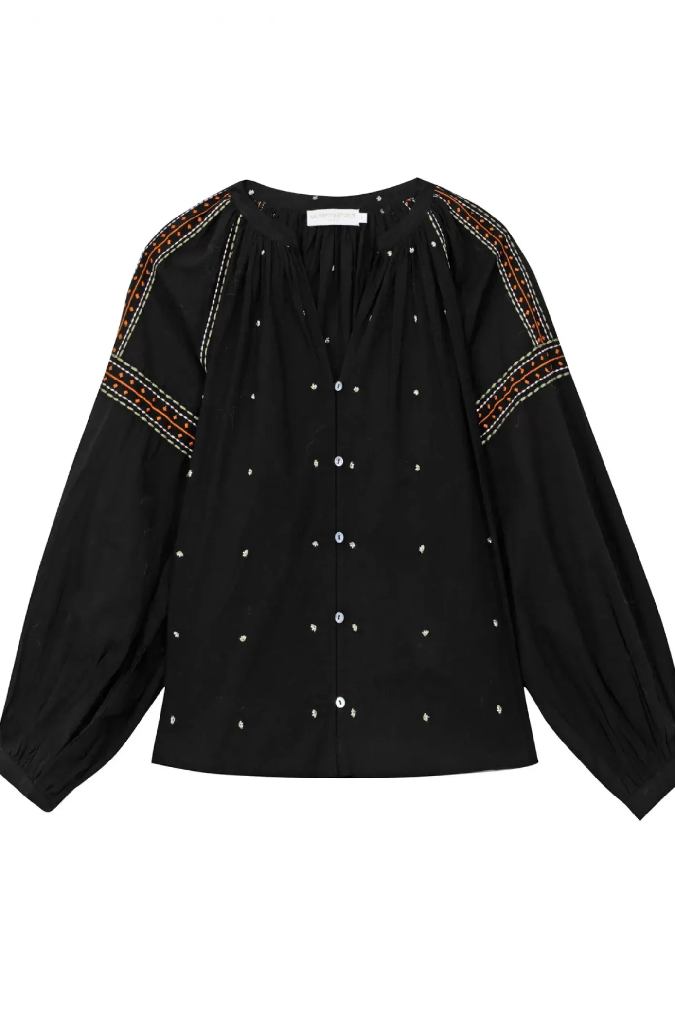Blouses & Chemisiers|LA PETITE ÉTOILE Blouse Sloane Noir