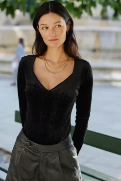 Tops|LA PETITE ÉTOILE Body Imara Noir