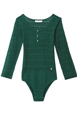 Tops|LA PETITE ÉTOILE Body Lanya Vert