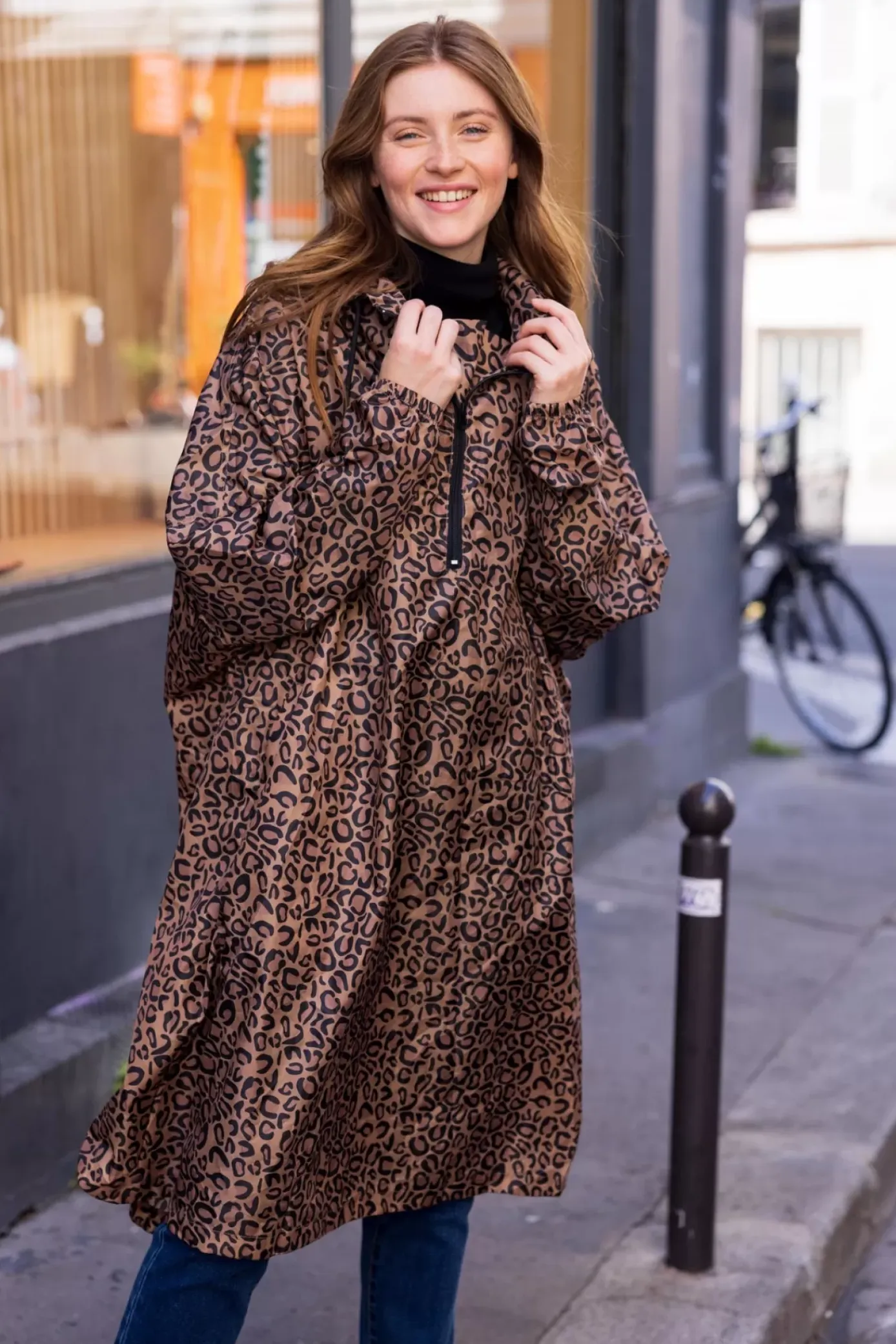 Manteaux & Vestes|LA PETITE ÉTOILE Cape De Pluie Karl Leopard