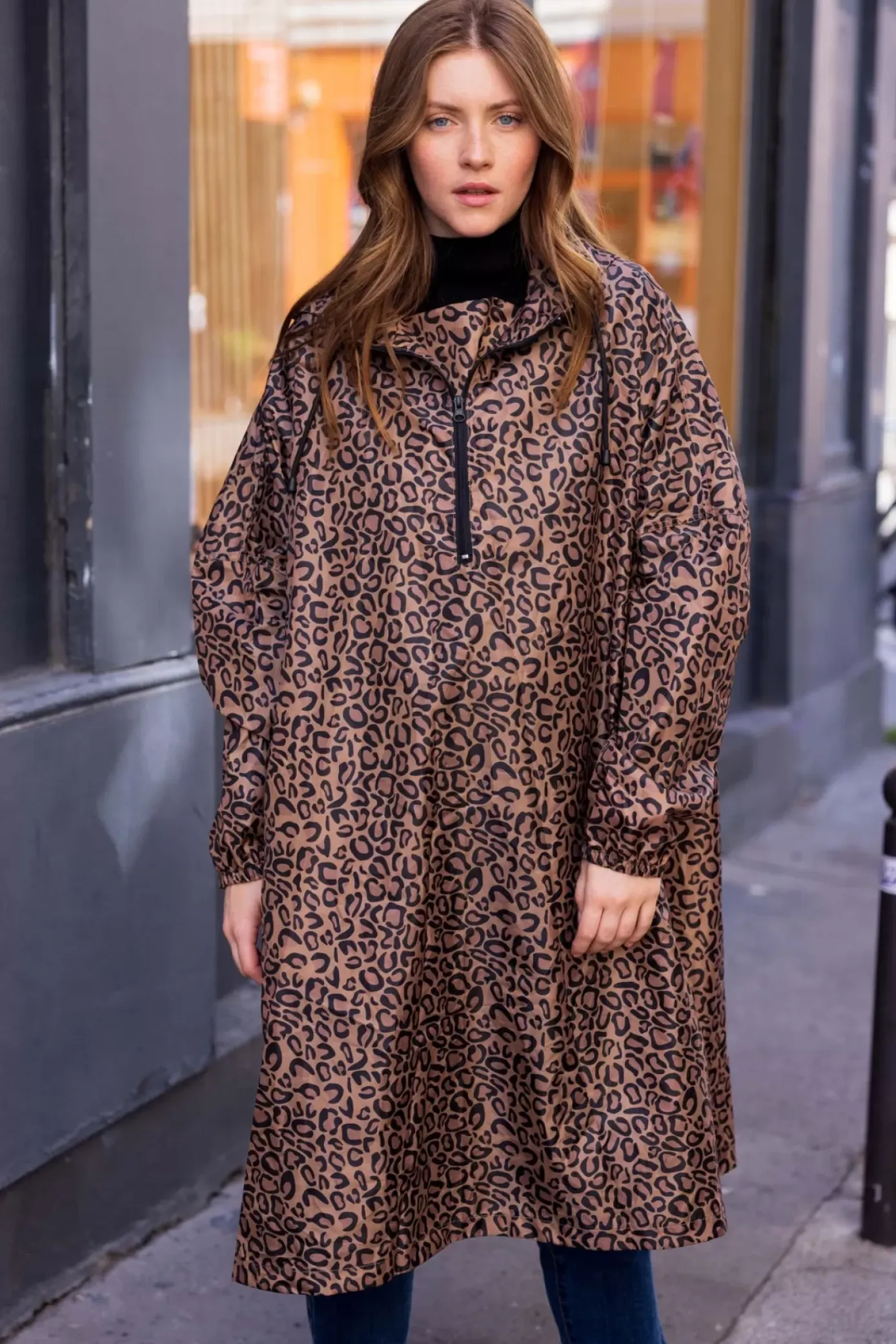 Manteaux & Vestes|LA PETITE ÉTOILE Cape De Pluie Karl Leopard