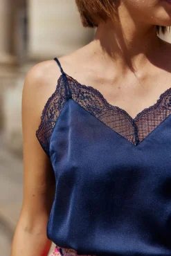 Tops|LA PETITE ÉTOILE Caraco Elonore Marine