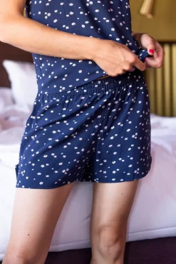 Les Pyjamas|LA PETITE ÉTOILE Caraco Et Shorty Set Zia Fleurette