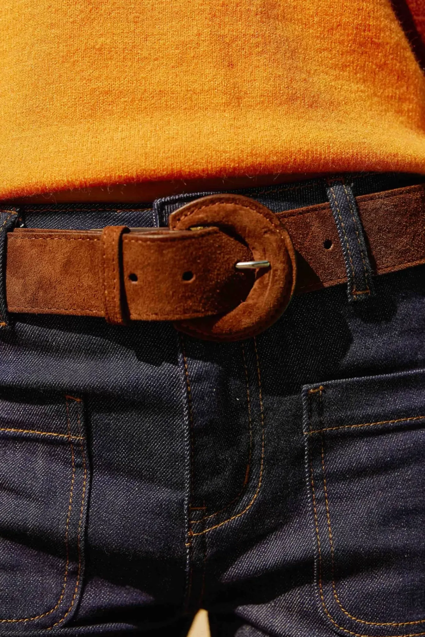 Accessoires|LA PETITE ÉTOILE Ceinture Coral Marron