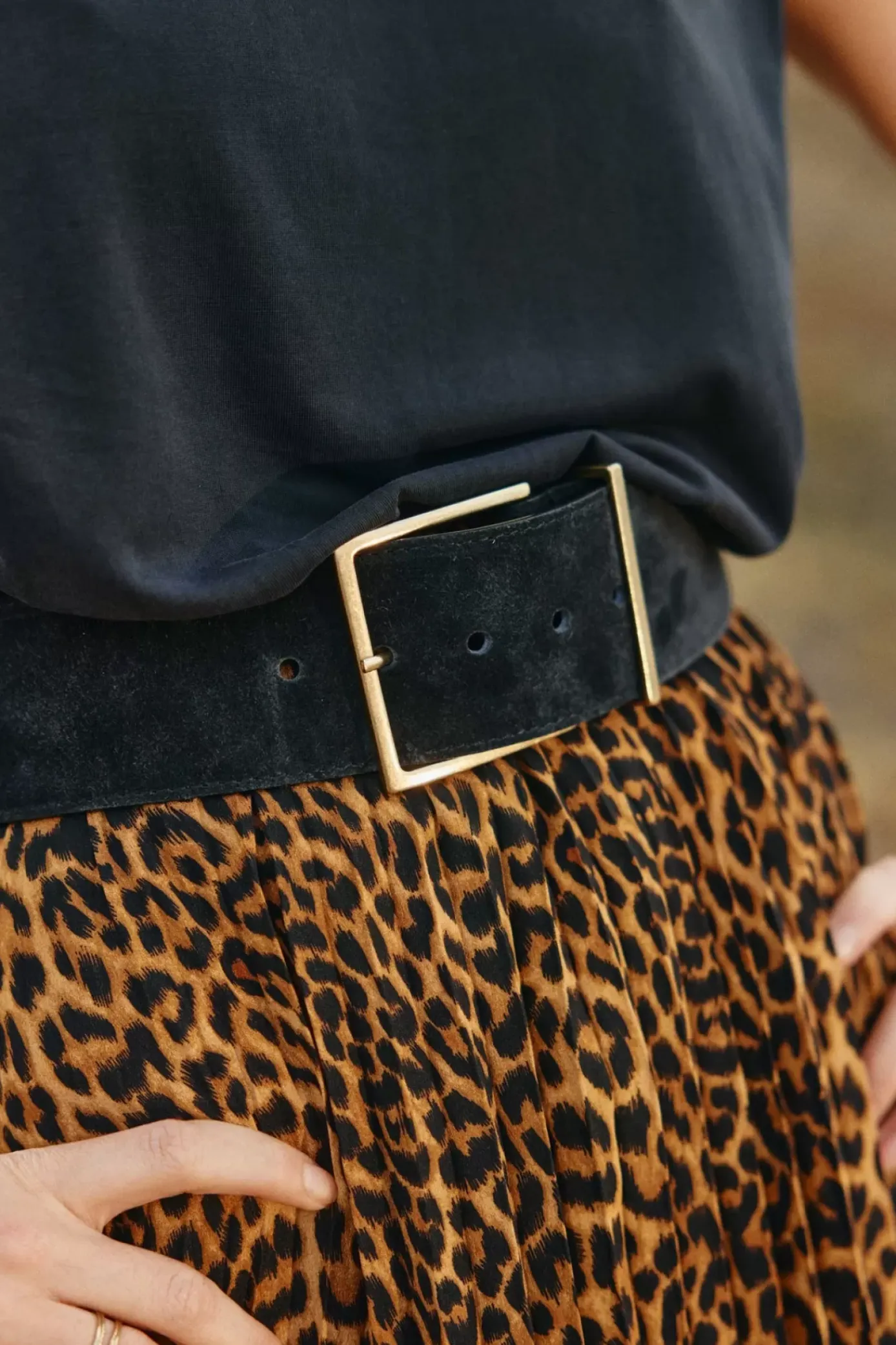 Accessoires|LA PETITE ÉTOILE Ceinture Ezra Noir