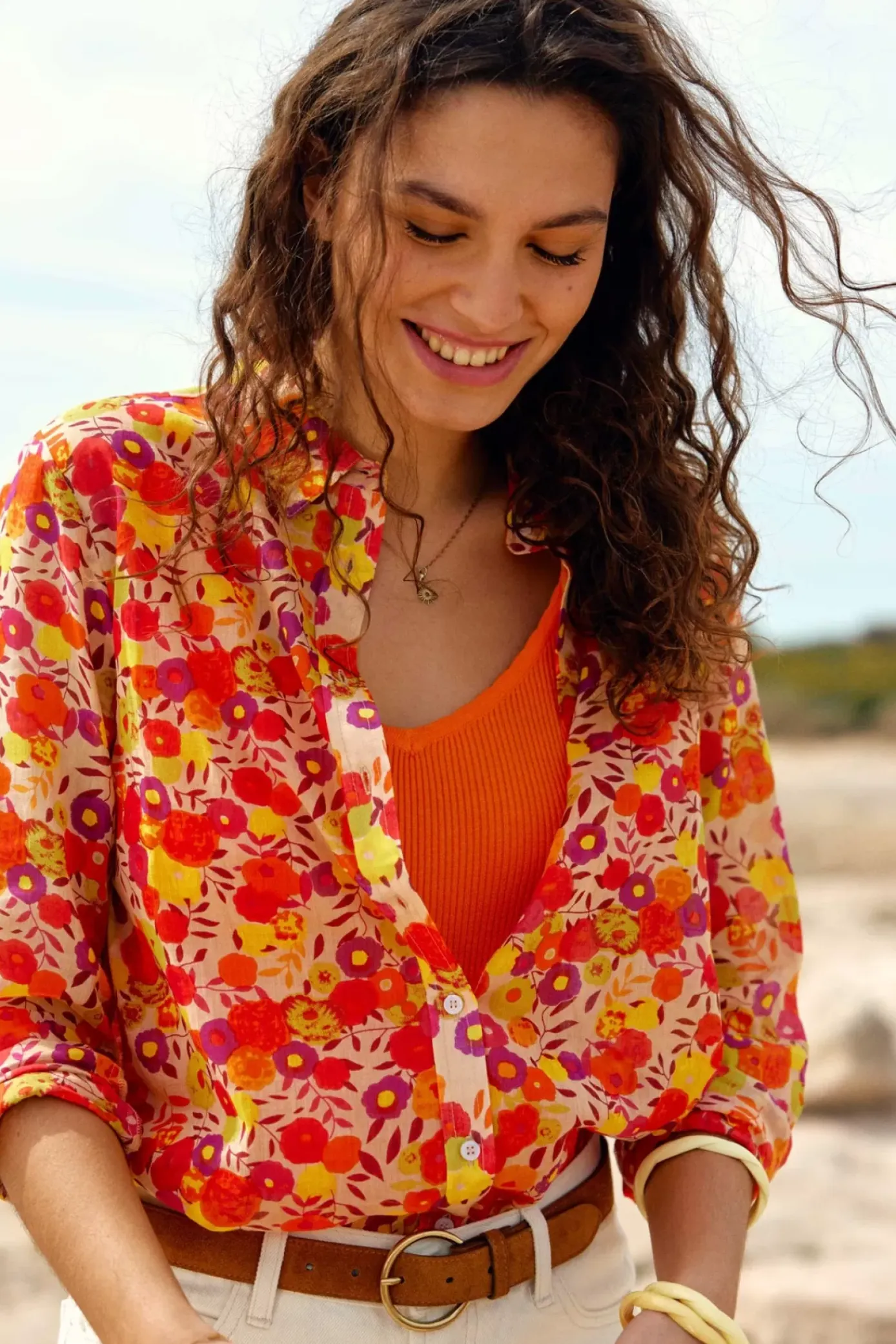 Blouses & Chemisiers|LA PETITE ÉTOILE Chemise Cosmos Floral