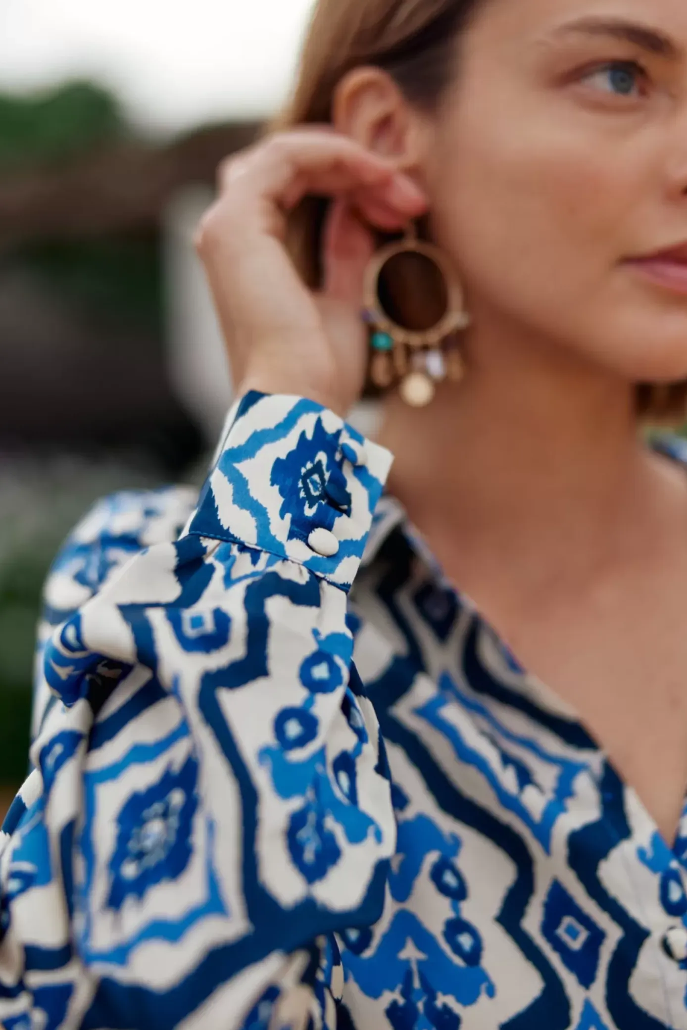 Blouses & Chemisiers|LA PETITE ÉTOILE Chemise Sanda Bleu