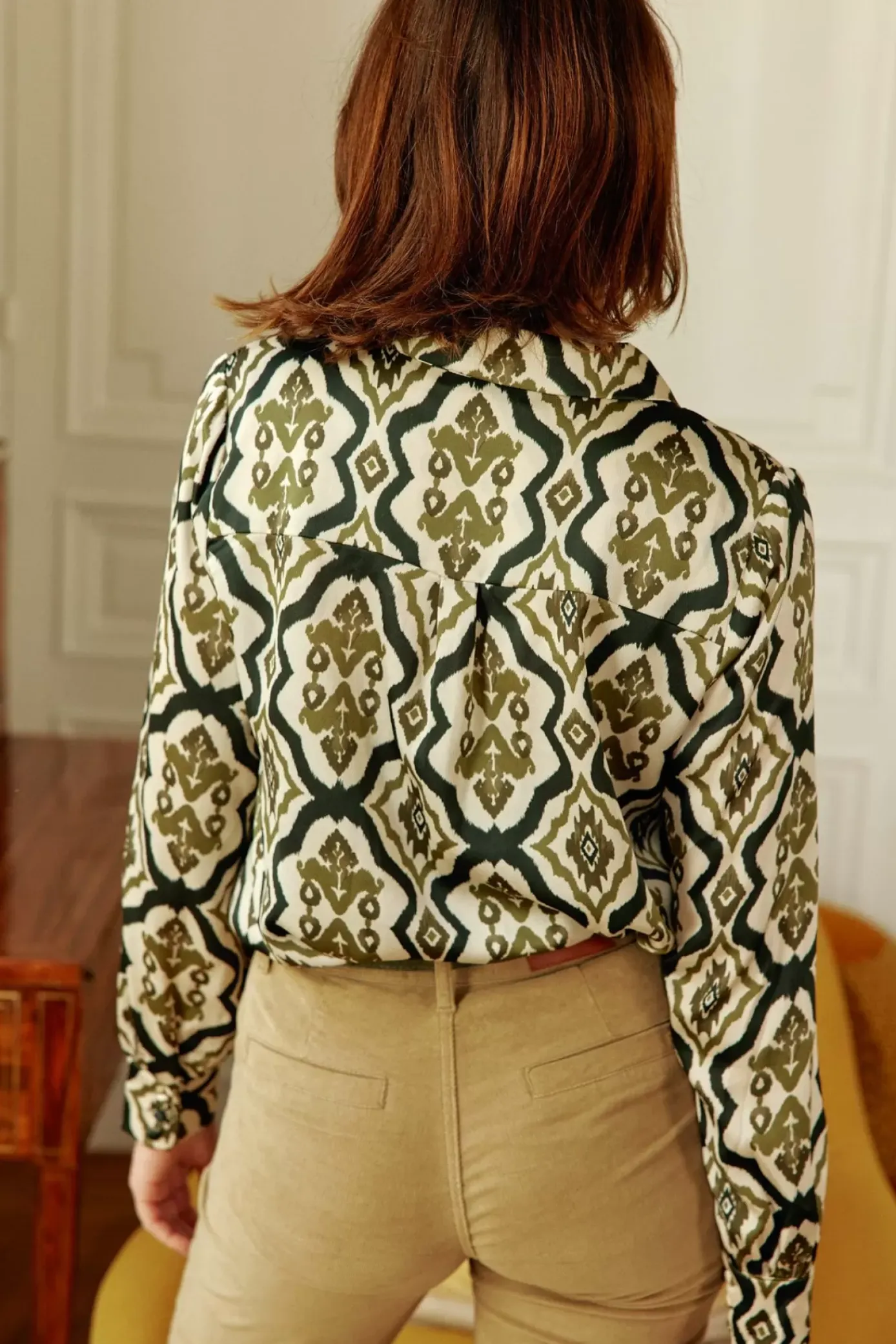 Blouses & Chemisiers|LA PETITE ÉTOILE Chemise Sanda Vert