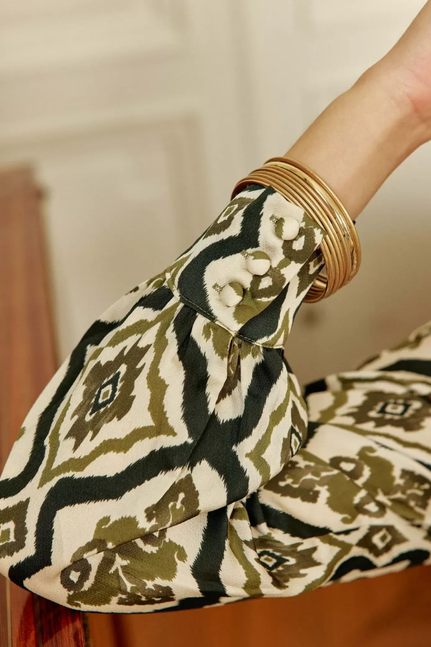 Blouses & Chemisiers|LA PETITE ÉTOILE Chemise Sanda Vert