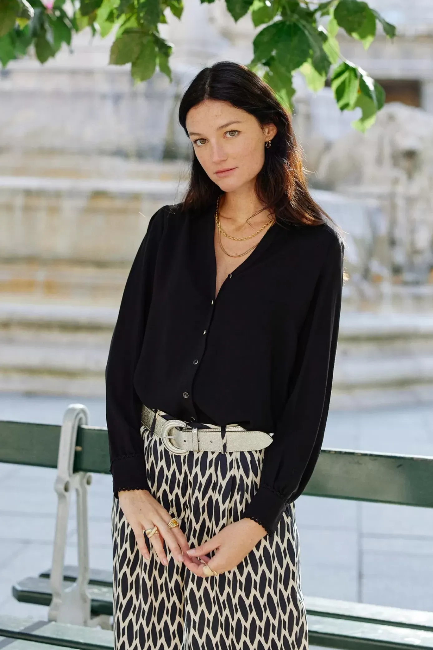Blouses & Chemisiers|LA PETITE ÉTOILE Chemise Tix Noir
