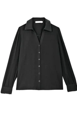Blouses & Chemisiers|LA PETITE ÉTOILE Chemise Tix Noir