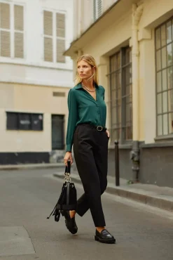 Blouses & Chemisiers|LA PETITE ÉTOILE Chemise Tix Vert
