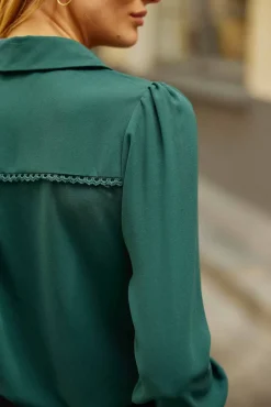 Blouses & Chemisiers|LA PETITE ÉTOILE Chemise Tix Vert