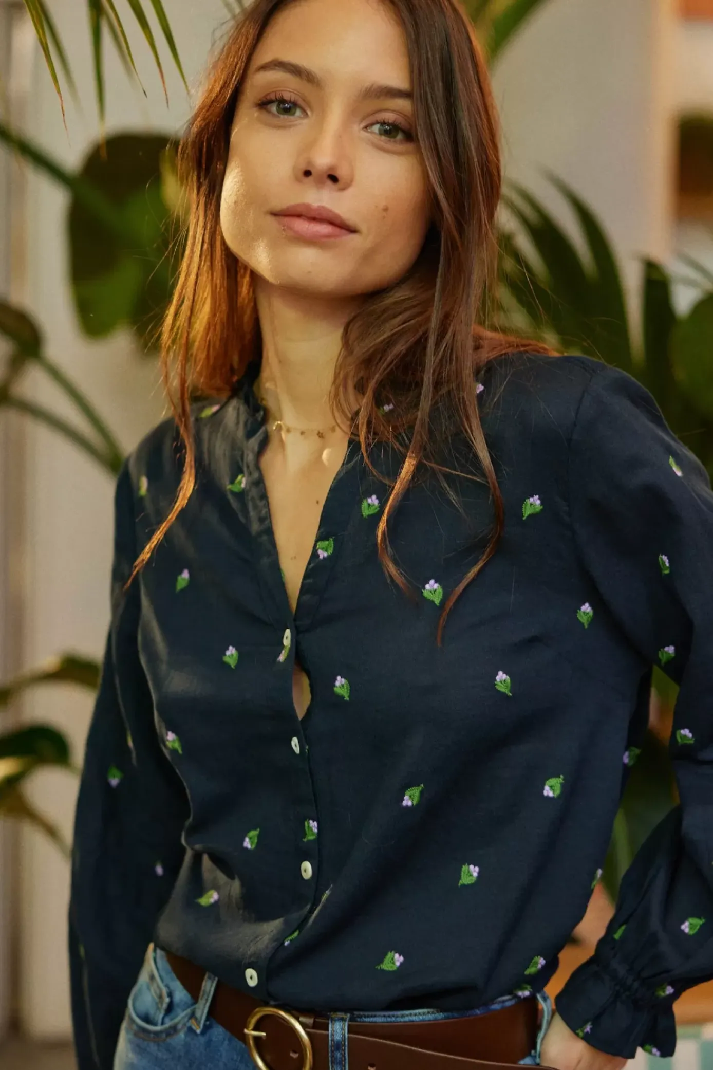 Blouses & Chemisiers|LA PETITE ÉTOILE Chemisier Imanol Marine
