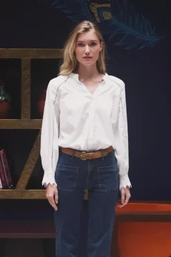Blouses & Chemisiers|LA PETITE ÉTOILE Chemisier Loan Blanc