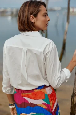 Blouses & Chemisiers|LA PETITE ÉTOILE Chemisier Scarlett Blanc