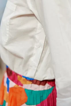 Blouses & Chemisiers|LA PETITE ÉTOILE Chemisier Scarlett Blanc