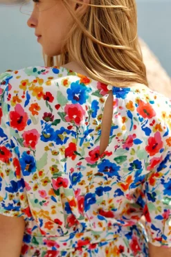 Robes & Combinaisons|LA PETITE ÉTOILE Combi-Pantalon Orchide Floral
