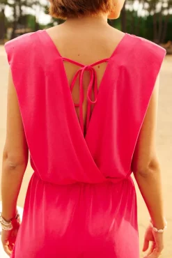 Robes & Combinaisons|LA PETITE ÉTOILE Combi-Short Feraya Rose