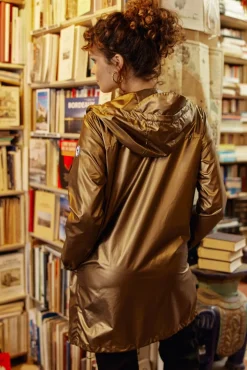 Manteaux & Vestes|LA PETITE ÉTOILE Coupe-Vent Rainy Long Bronze