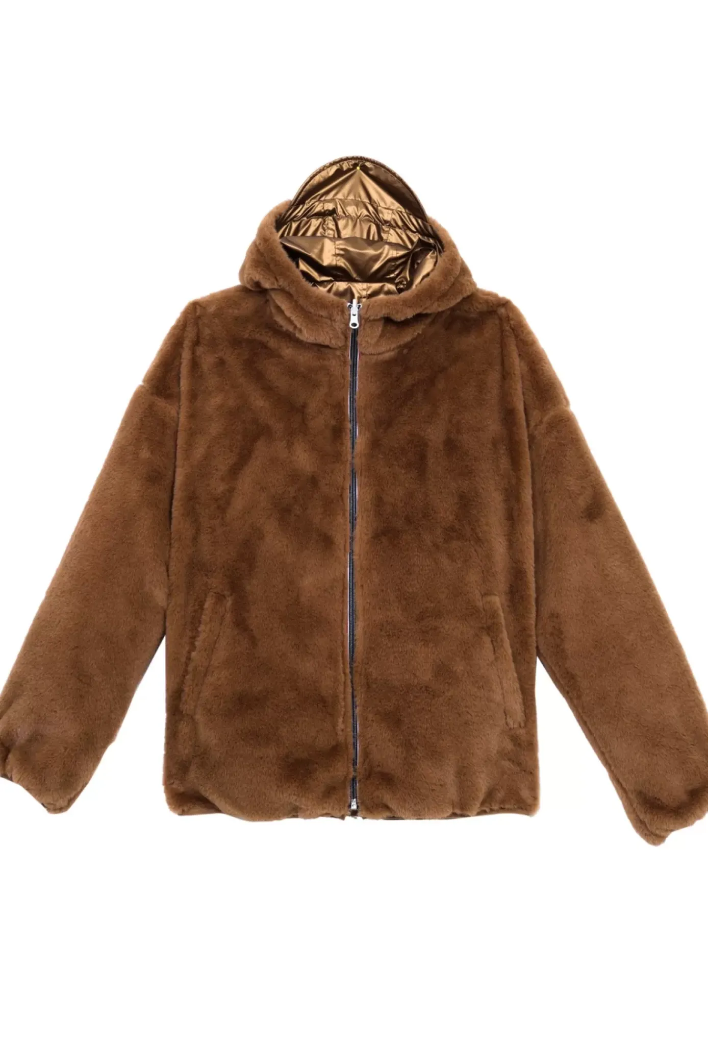 Manteaux & Vestes|LA PETITE ÉTOILE Coupe-Vent Reversible Stalia F Bronze