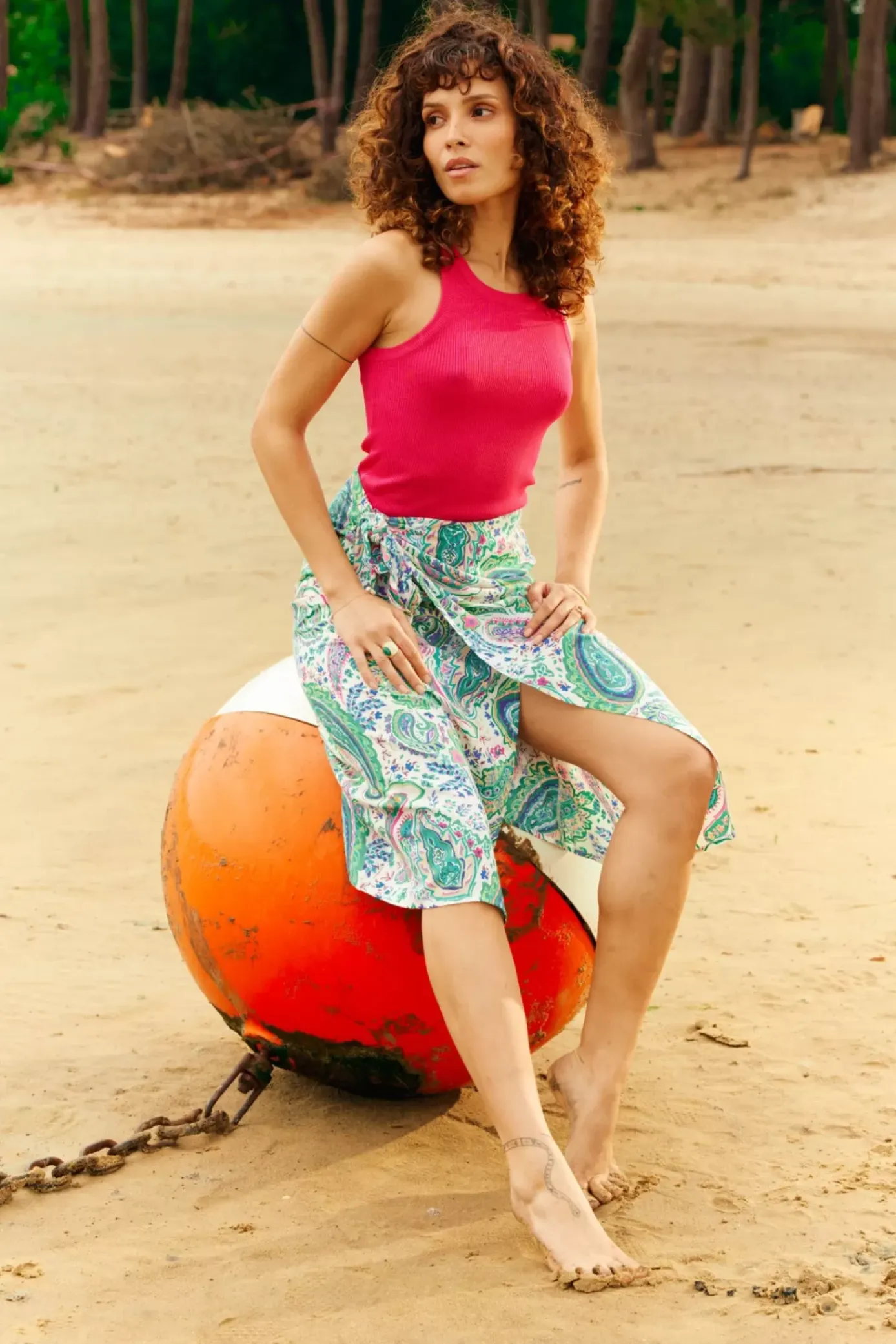 Tops|LA PETITE ÉTOILE Debardeur Juanitta Fushia