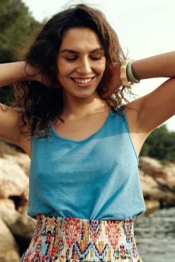 Tops|LA PETITE ÉTOILE Debardeur Matilda Bleu