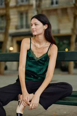 Tops|LA PETITE ÉTOILE Debardeur Shani Vert